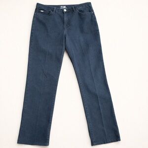FDJ French Dressing Olivia Slim Straight Dark Wash Jeans Womens 14